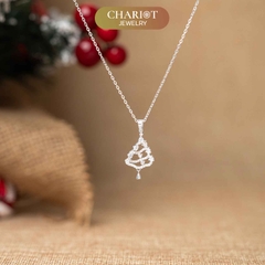 Dây chuyền bạc DCJ34 925 CHARIOT cây thông giáng sinh ChariotJewelry
