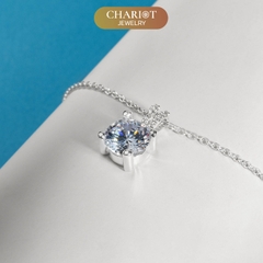 Dây Chuyền Bạc S925 DCJ115 Mặt Chữ Mom Chariot Jewelry