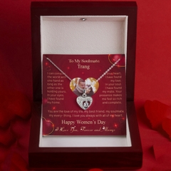 Dây chuyền bạc DCJ43 S925 Trái tim lấp lánh, quà tặng Valentine ý nghĩa, Chariot Jewelry