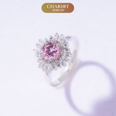 Nhẫn bạc NCJ52 Ánh hào quang ChariotJewelry