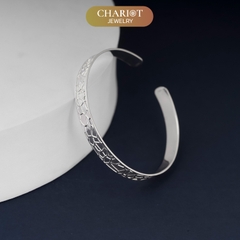 Lắc tay BCJ12 họa tiết vết nứt cá tính Chariot Jewelry