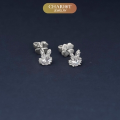 Khuyên tai bạc ECJ20 Thỏ con đáng yêu s925 ChariotJewelry