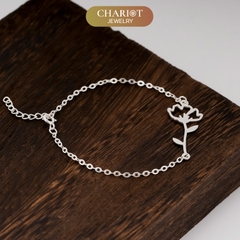 Lắc tay BCJ19 đóa hoa dịu dàng Chariot Jewelry