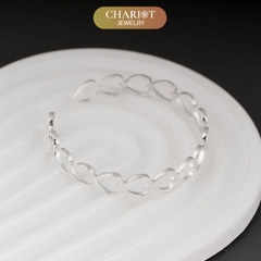 Lắc tay BCJ24 liên kết trái tim Chariot Jewelry