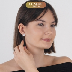 Khuyên tai bạc ECJ76 mặt cún dễ thương Chariot Jewelry