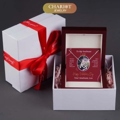 Dây chuyền bạc DCJ45 trái tim vô cực đính đá lấp lánh s925 ChariotJewelry