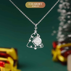 Dây chuyền bạc s925 DCJ36  Cung Hoàng Đạo mừng Giáng Sinh, ChariotJewelry