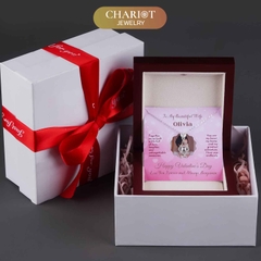 Dây chuyền DCJ40 S925 giọt nước đính đá bạc, quà tặng 8-3 ý nghĩa, Chariot Jewelry