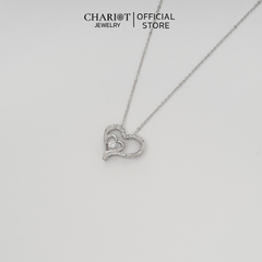 Dây chuyền DCJ06 S925 Dancing Heart, trái tim quyến rũ, quà tặng Valentine ý nghĩa, ChariotJewelry
