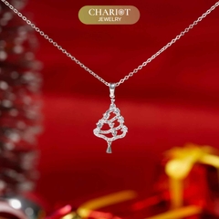 Dây chuyền bạc DCJ34 925 CHARIOT cây thông giáng sinh ChariotJewelry