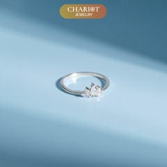 Nhẫn Bạc NCJ10 Hình Rắn Đính Đá Chariot Jewelry