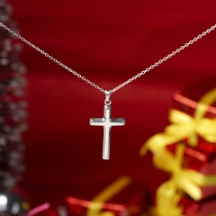 Dây chuyền bạc DCJ08 chữ thập ChariotJewelry