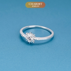 Nhẫn Bạc NCJ01 Vô Cực Đính Đá Chariot Jewelry