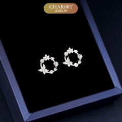 Khuyên tai bạc ECJ41 Vernalagnia s925 ChariotJewelry