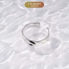 Nhẫn Bạc NCJ19 Lượn Sóng Vintage Chariot Jewelry