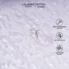 Nhẫn bạc NCJ55 S925 Minimalist Tiny Heart, quà tặng 8-3 ý nghĩa dành cho bạn gái, Chariot Jewelry