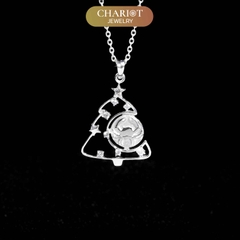 Dây chuyền bạc s925 DCJ36  Cung Hoàng Đạo mừng Giáng Sinh, ChariotJewelry