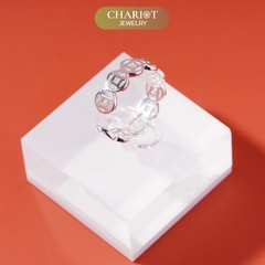 Nhẫn Bạc NCJ32 Kim Tiền Unisex Chariot Jewelry