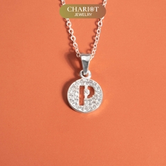 Dây chuyền DCJ104 chữ cái mang phong cách cá nhân hóa bạc 925 ChariotJewelry