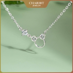 Dây chuyền DCJ103 chuột Mickey xinh xắn bạc 925 ChariotJewelry