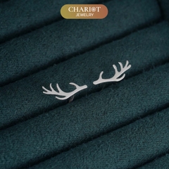 Khuyên tai ECJ118 Reindeer Giáng sinh ChariotJewelry