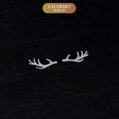 Khuyên tai ECJ118 Reindeer Giáng sinh ChariotJewelry