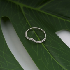 Nhẫn bạc S925 nữ NCJ114 Unity Sparkle, nhẫn couple bạc, quà tặng Valentine ý nghĩa dành tặng bạn gái, ChariotJewelry