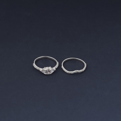 Nhẫn bạc S925 nữ NCJ114 Unity Sparkle, nhẫn couple bạc, quà tặng Valentine ý nghĩa dành tặng bạn gái, ChariotJewelry