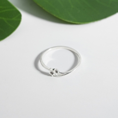 Nhẫn đôi bạc S925 nam nữ NCJ117 Stellar, nhẫn couple bạc, quà tặng 8-3 ý nghĩa dành tặng bạn gái, ChariotJewelry