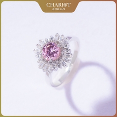 Nhẫn bạc NCJ52 Ánh hào quang ChariotJewelry