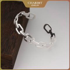 Lắc tay BCJ13 họa tiết dây xích hiện đại Chariot Jewelry
