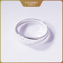 Nhẫn Bạc NCJ23 Khắc Số 11:11 May Mắn Chariot Jewelry