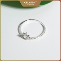 Nhẫn Bạc NCJ10 Hình Rắn Đính Đá Chariot Jewelry