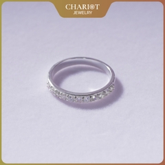 Nhẫn Bạc NCJ14 Đính Đá Lấp Lánh Chariot Jewelry