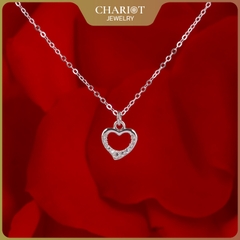 Dây chuyền bạc S925 DCJ212 Cherished Heart, quà tặng Valentine ý nghĩa, Chariot Jewelry