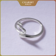 Nhẫn bạc 925 CHARIOT họa tiết hình rắn cá tính mạnh mẽ ChariotJewelry NCJ29
