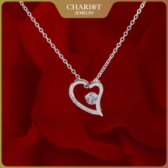 Dây chuyền bạc DCJ01 Forever Love s925 thanh lịch trẻ trung, quà tặng Valentine, ChariotJewelry