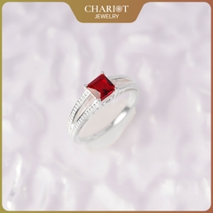 Nhẫn Bạc NCJ61 Round Stone ChariotJewelry