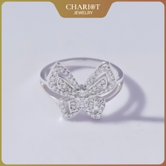 Nhẫn bạc NCJ53 Hồ Điệp đá ChariotJewelry