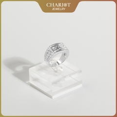 Nhẫn bạc S925 NCJ78 khắc chữ DAD món quà ý nghĩa dành tặng bố ChariotJewelry