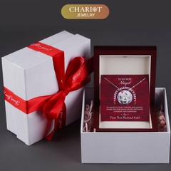 Dây chuyền bạc s925 DCJ02 Love Knot đính đá CZ cao cấp ChariotJewelry