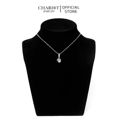 Dây chuyền bạc s925 DCJ03 giọt nước sang trọng nữ tính, ChariotJewelry