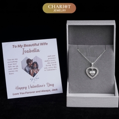 Dây chuyền DCJ07 S925 Trái tim thanh lịch, quà tặng Valentine,ChariotJewelry