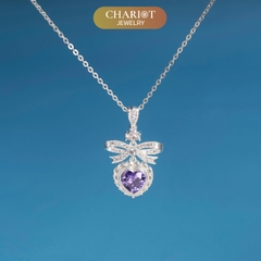 Dây chuyền DCJ04 bạc s925 Eternal Love sang trọng, thanh lịch, quà tặng Valentine ý nghĩa, ChariotJewelry