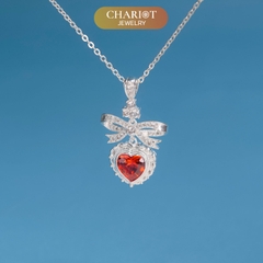 Dây chuyền DCJ04 bạc s925 Eternal Love sang trọng, thanh lịch, quà tặng Valentine ý nghĩa, ChariotJewelry
