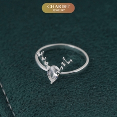Nhẫn bạc  s925 NCJ159 sừng hươu dễ thương ChariotJewelry