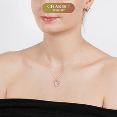 Dây chuyền bạc DCJ18 Tình yêu vĩnh cửu s925 ChariotJewelry