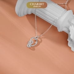 Dây chuyền bạc DCJ18 Tình yêu vĩnh cửu s925 ChariotJewelry