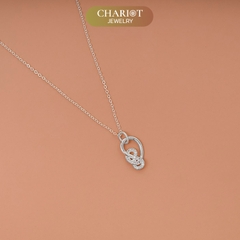Dây chuyền bạc DCJ18 Tình yêu vĩnh cửu s925 ChariotJewelry