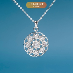 Dây chuyền bạc DCJ19 925 Sun Hill S925 ChariotJewelry